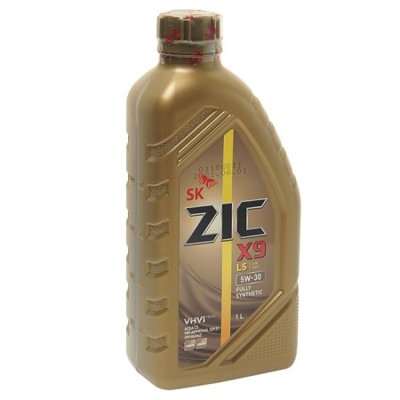 Motor oil zic X9 LS 5W-30, API SN / CF Acea, synthetic, 1 liter