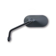 AGILA mirror oval steel black, PW 301-291, left