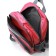 School backpack, 265x370x165 cm, raspberry