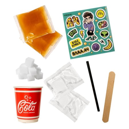 Toy for children model "Slime laboratory Prane Vlad A4" "Cola"-1
