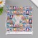 Scrapbooking paper bilateral "travel" density 180 grams set 10 pcs 15.5x17 cm 1071838