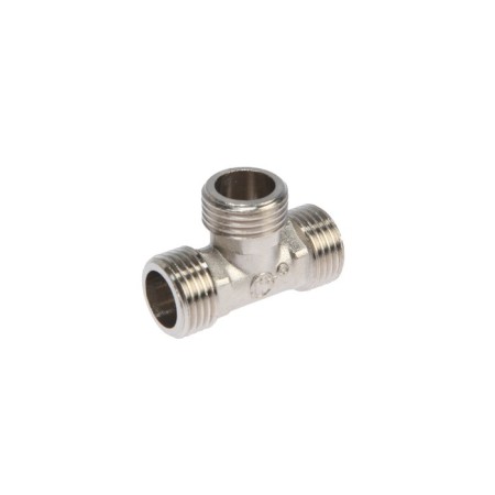 Zein tee, 1/2 ", outer thread, nickel -plated brass-1