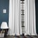 Set of curtains "Jerry", size 200 x 270 cm - 2 pcs, grab - 2 pcs cm, white color