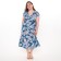 Women's dress, blue color, size 50