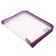 Plastic folder A5, 230 x 180 x 25 mm, lightning around, calligrata "office", PM-A5-01, 0.5 mm, transparent, Pastel, lilac