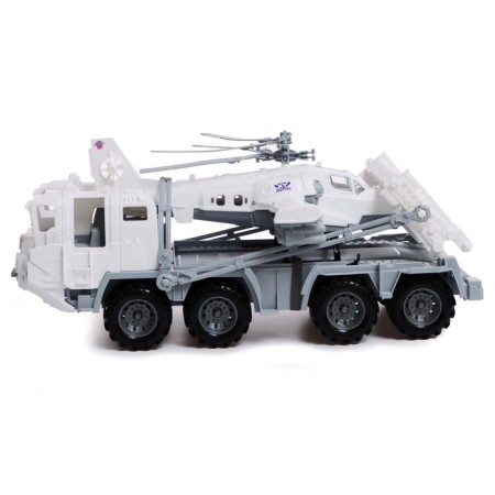 Military tractor "Arctic", with a helicopter-1