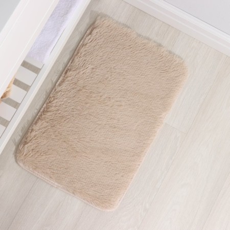Bath and toilet rug “fluffy”, 40 × 60 cm, beige color-5