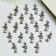 Decor for creativity Metal "Bear with chamomile" silver 2x1 cm