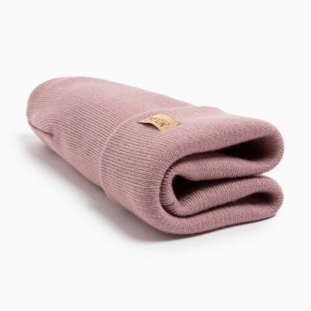 Children's hat Minaku with a lapel of Rr. 56-58, col. Dry rose-1