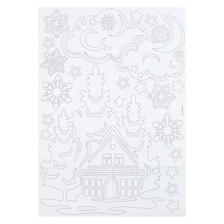 Decor for the windows "Magic Patterns", 4 sheets with the basics for cutting, format A1-5