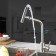 Fashun A54001-A kitchen mixer, single-leaf, 35 mm cartridge, stainless steel, satin