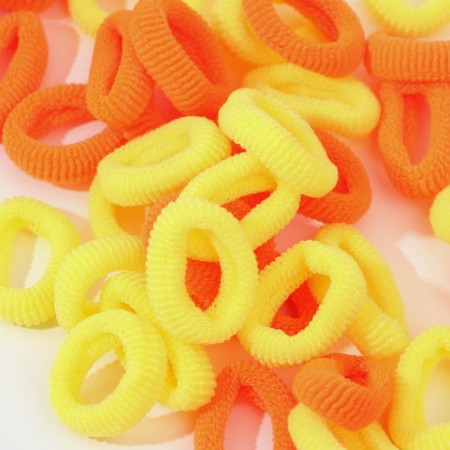 Hair gum for Halloween "Cute Mummy", 80 pcs., D = 2.5 cm.-2