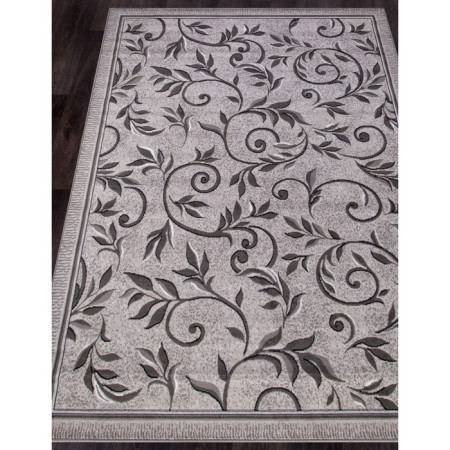 Rectangular carpet Merinos Silver, size 180x450 cm, color Light Gray-1