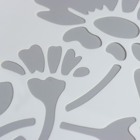 Stencil plastic "bush of daisies" 29.7x21 cm-1