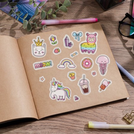 Paper stickers "Sweet Life", 14 × 21 cm-2