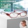 Ready glasses east 8852, burgundy color, bending pipe, +3.75