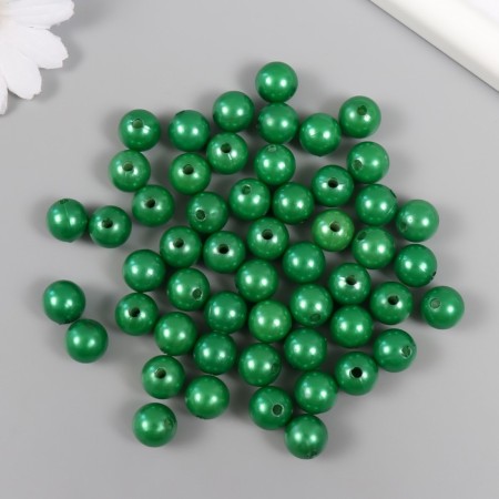 Set of beads "Pearls" d 12 mm, 250 gr, green