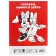 White cardboard, A4, 16 sheets, non -unilateral, one -sided, in the folder, 220, g/m², Minnie Mouse