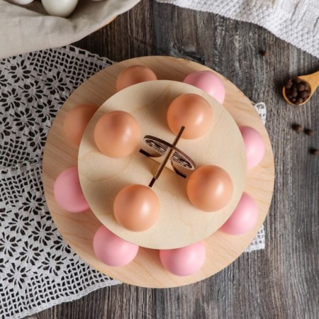 Easter eggs stand, 2-long, 12 cells, 23.5 × 23.5 × 20 cm-2