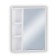 Bathroom mirror "Standard 55", left, 70 cm x 55 cm x 12 cm