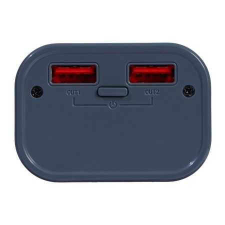 External battery CRR-29, 20,000 mAh, 2USB, 3A, display, fast charging, gray-5