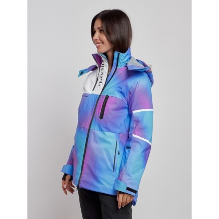 Ski jacket female, size 46, purple color-1