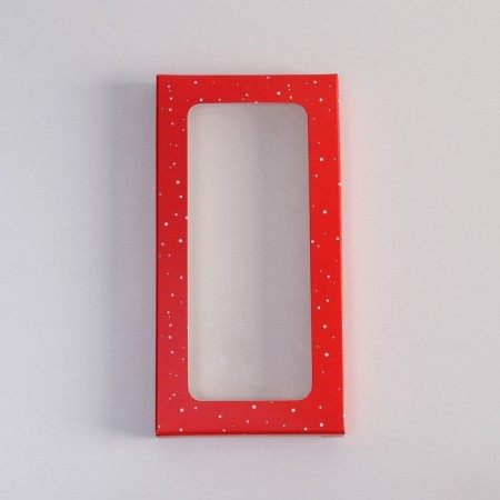 Happy New Year chocolate box, with a window, 17.3 x 8.8 x 1.5 cm, New Year-2