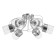 Chandelier 6591195/6 E27 40W chrome 60x60x20 cm Bayerlux