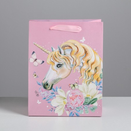 Package Gift Laminated Vertical, Packaging, Unicorn ”, MS 18 x 23 x 10 cm-2