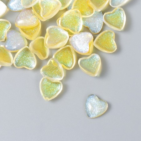 Decor for creativity Plastic "Hearts with brilliance" set of 40 pcs of transformer.