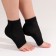 Pediciers, moisturizing, with silicone inserts, 16 × 8.5 cm, One size, black color, black