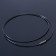 Korean wax thread, 50cm, d = 1mm, black color