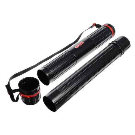Telescopic tube on a belt, a0, diameter 85 mm, length 630-1100 mm, black-4