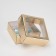 Box the team, cover is, with a window, gold, 14.5 x 14.5 x 6 cm