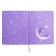 Universal Diary Grade 1-11, 48 sheets "Girl on the Moon", solid cover of artificial leather, applique, liesa, OFSET block