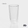 Glass glass with double walls Magistro "Paul. Duo ", 400 ml, 8.5 × 15 cm