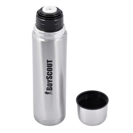 Boyscout thermos, with a metal flask, stainless steel, 1 liter-1