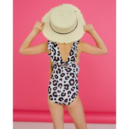 Baby swimsuit KAFTAN "Leopard", height 122-128 (34)-3