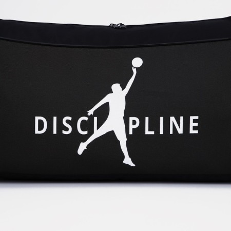 Children's sports bag for the boy Discipline, external pocket, 40x21x24cm, black color/ hack-2