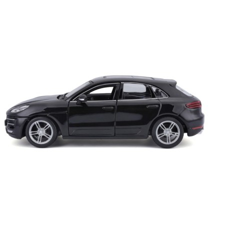 BBURAGO Porsche Macan, Die-Cast, 1:24, opening doors, black color-6