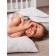 Soft pillow, size 40x60 cm, white color