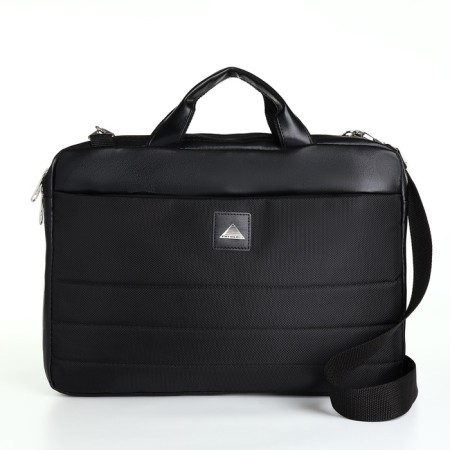 Male bag, rise, black color-1