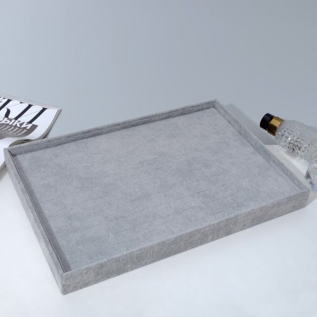 Standing for rings 100 seats, phlock, 35 × 24 × 3 cm, gray color-1