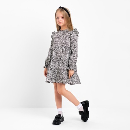 Baby Dress KAFTAN "Leopard", size 32 (110-116cm)-5