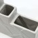 Liquid soap dispenser, gray, 16 x 12 x 4 cm.