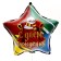 Foil ball 18 "Magic", star