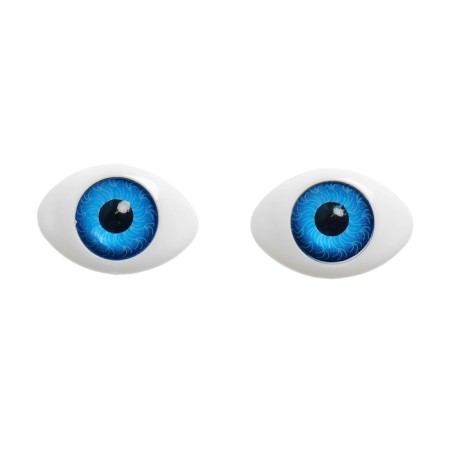 Eyes, set 8 pcs., The size of the iris 12 mm, the color is blue-1
