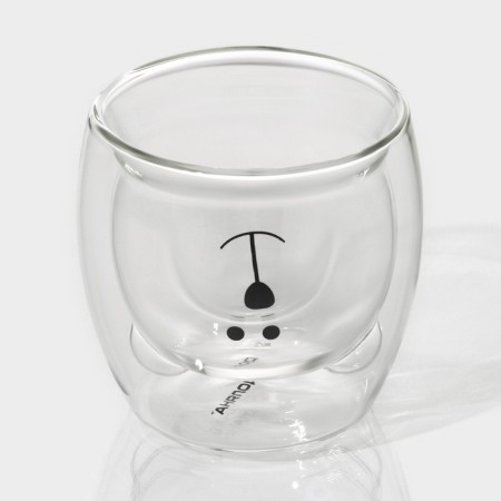 A glass glass on a wooden stand “Up the bottom”, 250 ml, 9 × 9 cm-5