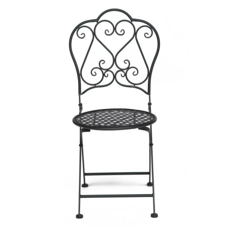 SECRET de MAISON LOVE CHAIR Steel alloy, 43x48x91cm, black-1