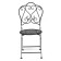 SECRET de MAISON LOVE CHAIR Steel alloy, 43x48x91cm, black